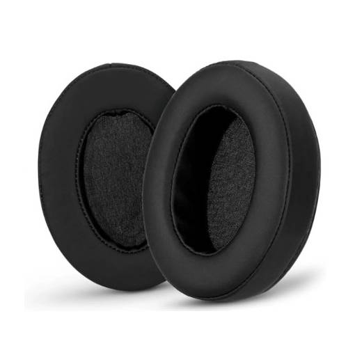 Foto - Náhradní náušníky pro sluchátka Pioneer SE-M521, SE-M531, SE-M555V - Kožené, černé