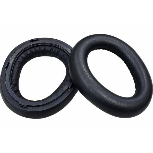 Foto - Náhradní náušníky pro sluchátka Beyerdynamic AVENTHO 300 - Černé, kožené