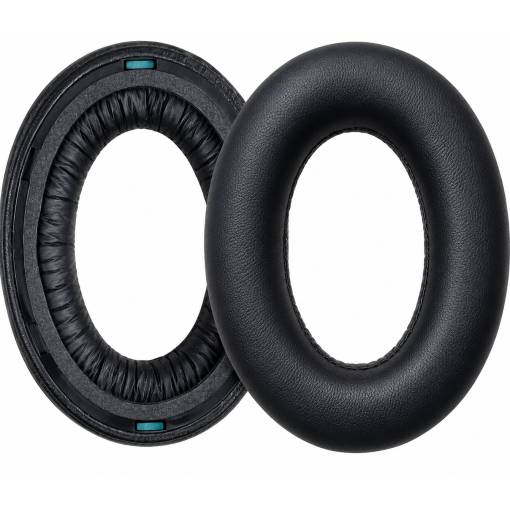 Foto - Náhradní náušníky pro sluchátka Sennheiser HDB 630 - Černé, kožené