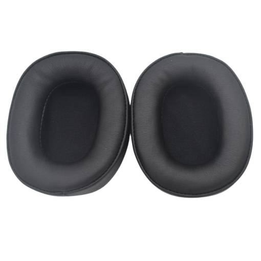 Foto - Náhradní náušníky pro sluchátka Audio Technica ATH-M50X a ATH-MSR7 - Černé, kožené