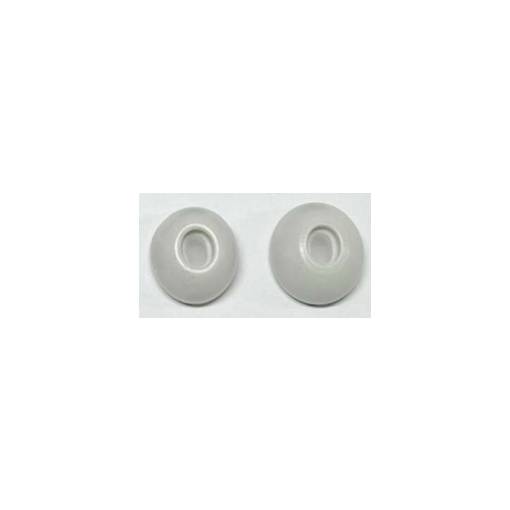 Foto - Náhradní špunty na sluchátka Airpods Pro / Pro 2, velikost S - Bílé, paměťová pěna