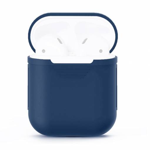 Foto - Silikonové pouzdro pro Airpods - Modrá