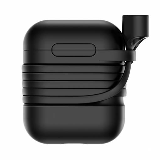 Foto - BASEUS Silikonové pouzdro pro Airpods - Černá
