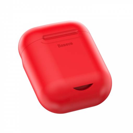 Foto - BASEUS pouzdro pro Airpods s bezdrátovým nabíjením - Červená
