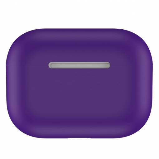 Foto - Silikonový obal pro Airpods Pro - Tmavě fialová