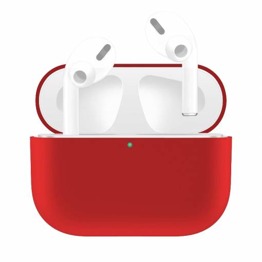 Foto - Silikonový obal pro Airpods Pro - Červená
